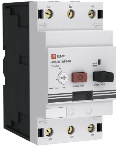 Выключатель автоматический для защиты электродвигателей EKF PROxima АПД-80 16-25A 660В фото Выключатель автоматический для защиты электродвигателей EKF PROxima АПД-80 16-25A 660В картинка